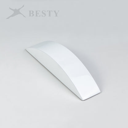 BH080 Glossy White Bracelet Display Ramp Holder