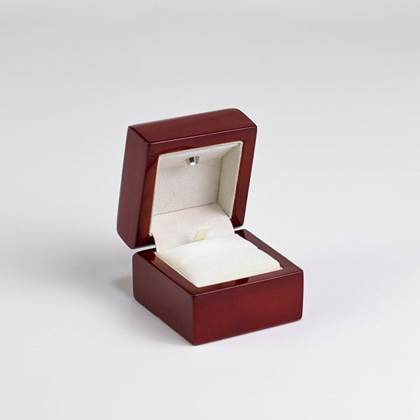 BX001 Ring Box with Light Wooden Jewelry Dispaly Box