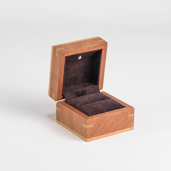 BX002-Dark Wood Display Gift Box with Led Light