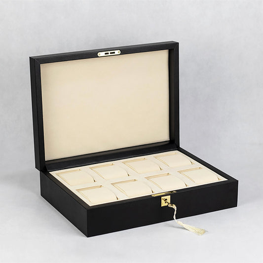 BX020 Luxury Watch Display Case with Lock 8 Grids
