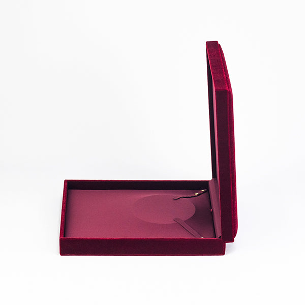 BX063 Red Velvet Necklace Display Box
