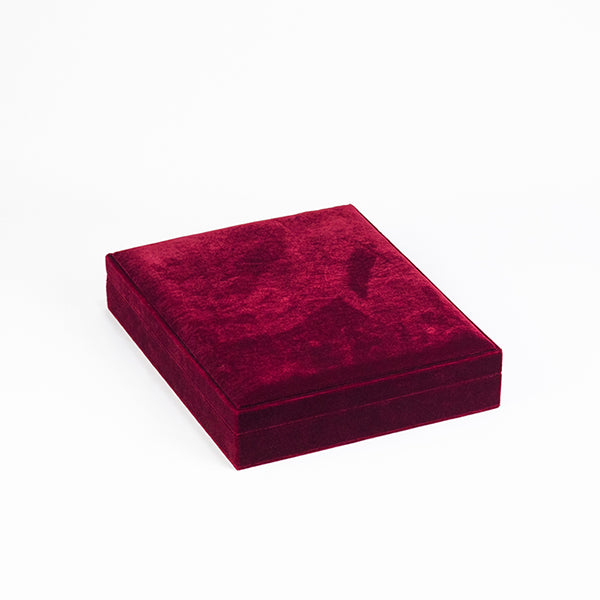 BX063 Red Velvet Necklace Display Box