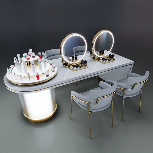 CM003 Cosmetic Shop Display Set Makeup Table with Mirror