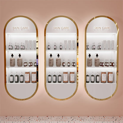 CM012 Beauty Store Skincare Display Shelves Cosmetic Rack Lighted ...