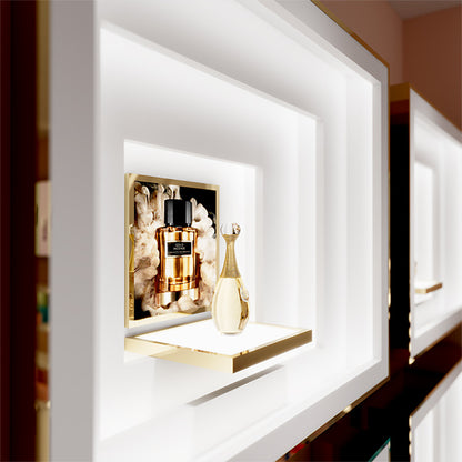 CM028 Luxury Cosmetic Display Showcase Wall Mounted