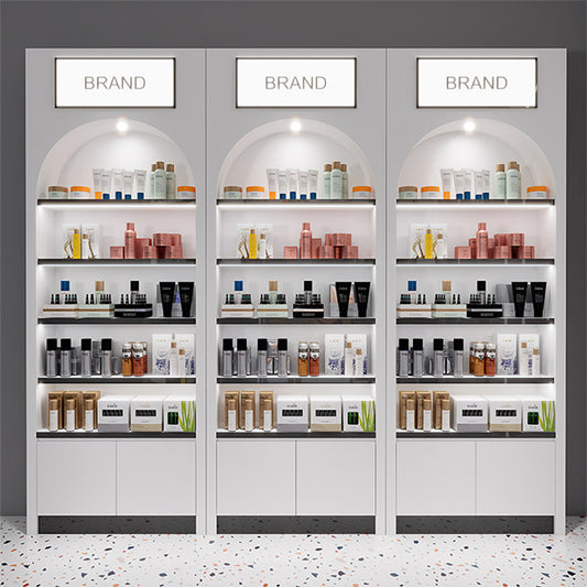 CM029 Cosmetic Store Makeup Display Wall Cabinet