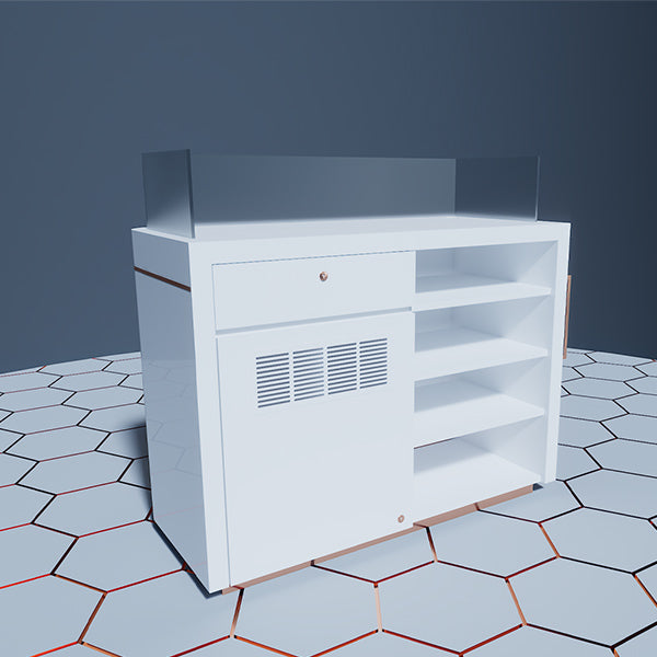 Casher Box Table CR006 Cashier Counter Table for Garment Store – Besty Display