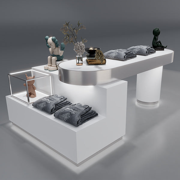 Store Clothes Table CR007 Clothing Store Display Tables Set with LED Light – Besty Display