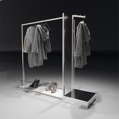 CR028 Custom Garment Display Clothes Rack Set