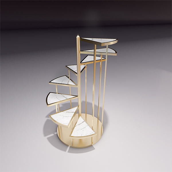 Cr035 CR035 Ladies Shoes Display Stand Multiple Shelves Spiral – Besty Display