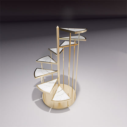 CR035 Ladies Shoes Display Stand Multiple Shelves Spiral