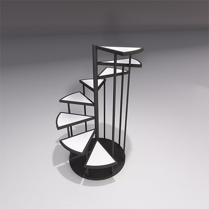 CR035 Ladies Shoes Display Stand Multiple Shelves Spiral