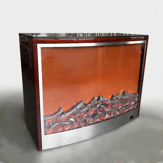 CT003 Counter Table Bar with Imitation Fake Fireplace Heater