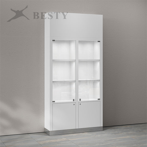 DM161 Wall Display Cabinet White
