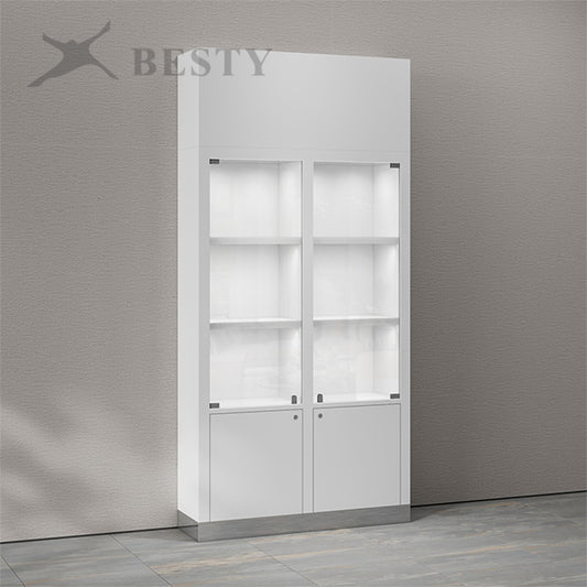 DM161 Wall Display Cabinet White