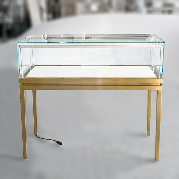 MT-43 Metal Jewelry Display Counter Glass Showcase