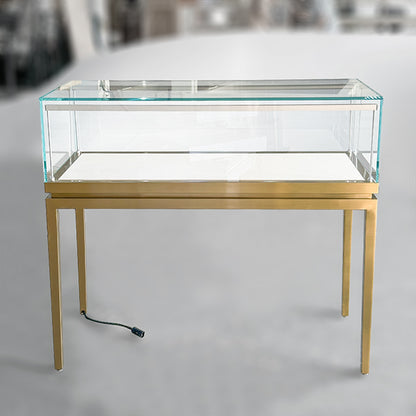 MT-43 Metal Jewelry Display Counter Glass Showcase