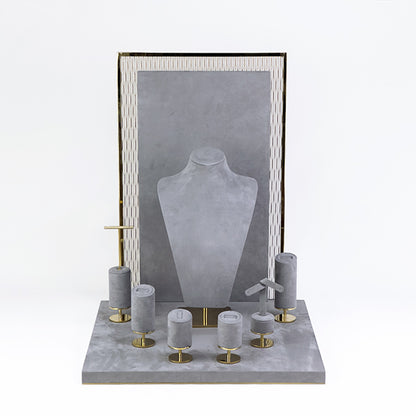 DS305 Jewellery Display Holder Set with Glass and Metal