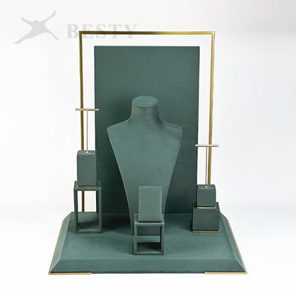 DS336 Jewelry Display Stand Set with Backboard