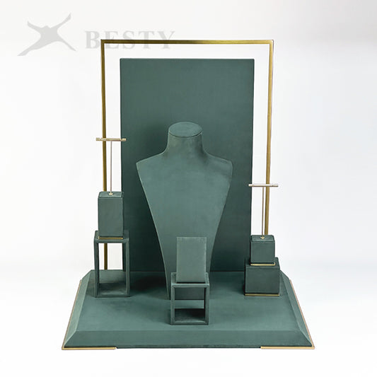 DS336 Jewelry Display Stand Set with Backboard