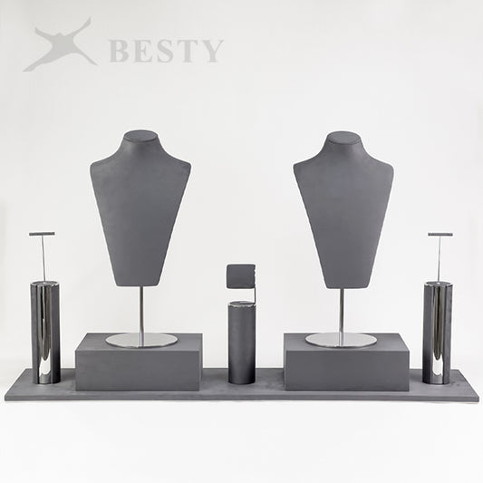 DS358 Jewelry Store Window Display Stand Set