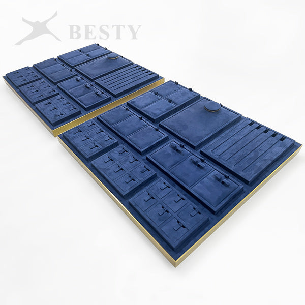 DS370 Jewelry Display Tray Set Metal Frame