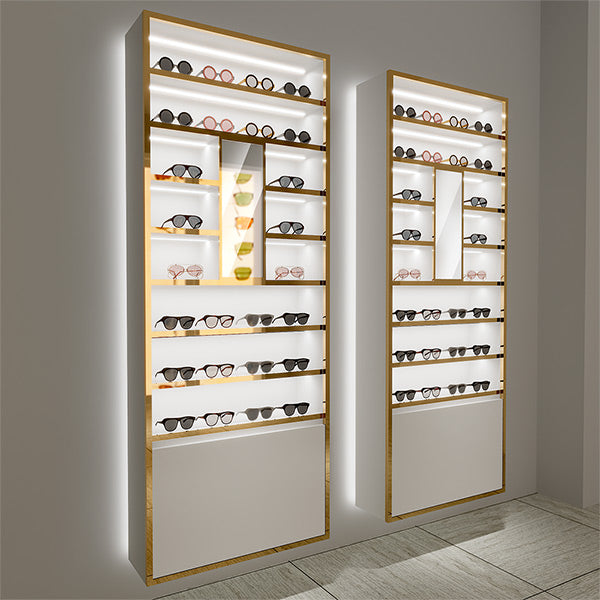 Eyeglasses shop display cabinet