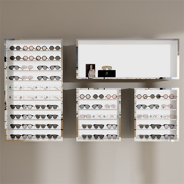 GD007 Retail Store Wall Mounted Sunglass Display Case
