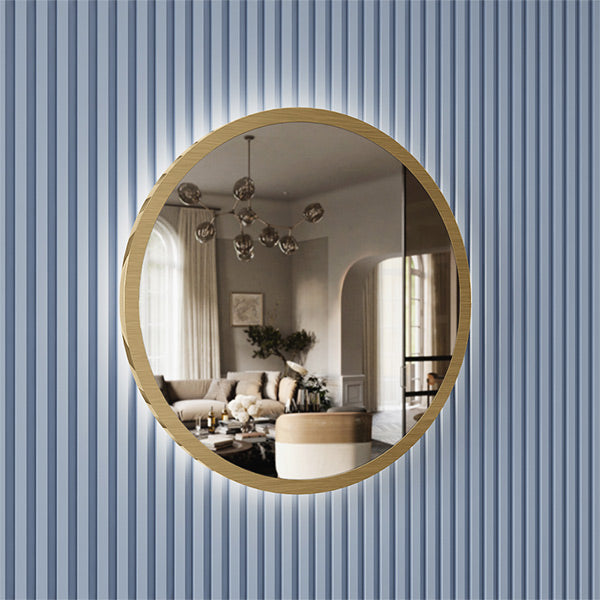MR-001 Wall Mounted Round Mirror with Backlilght