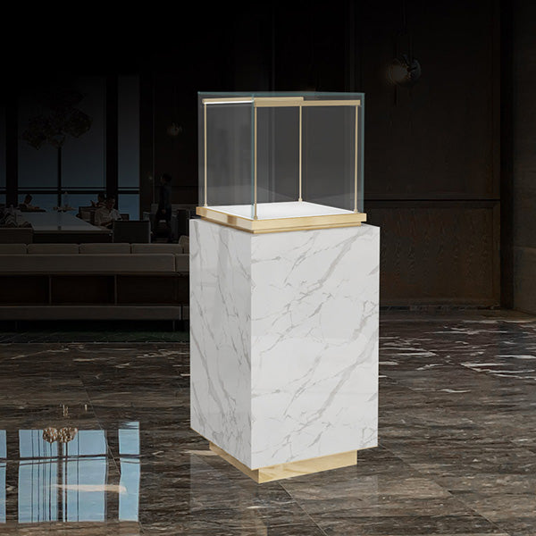 Window Well Display Case MT-25 Window Tower Display Case with Pedestal Storage – Besty Display