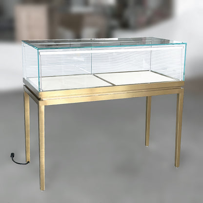 MT-43 Metal Jewelry Display Counter Glass Showcase