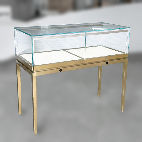 MT-43 Metal Jewelry Display Counter Glass Showcase