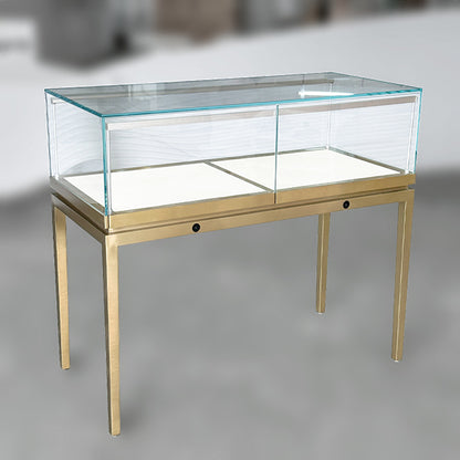 MT-43 Metal Jewelry Display Counter Glass Showcase