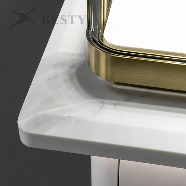 MT44 Jewellery Tower Display Case Marble