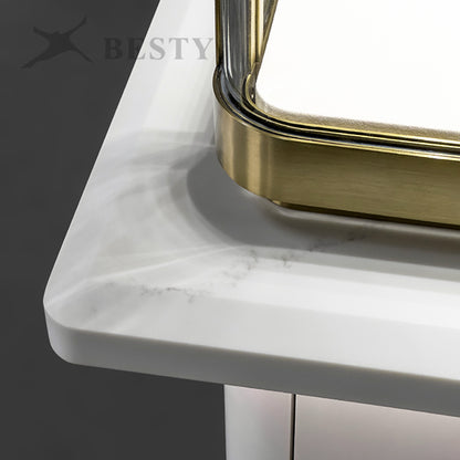 MT44 Jewellery Tower Display Case Marble