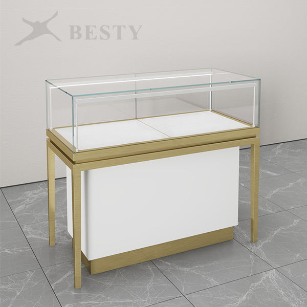 MT-48 Jewelry Glass Top Counter Showcase Base Cabinet