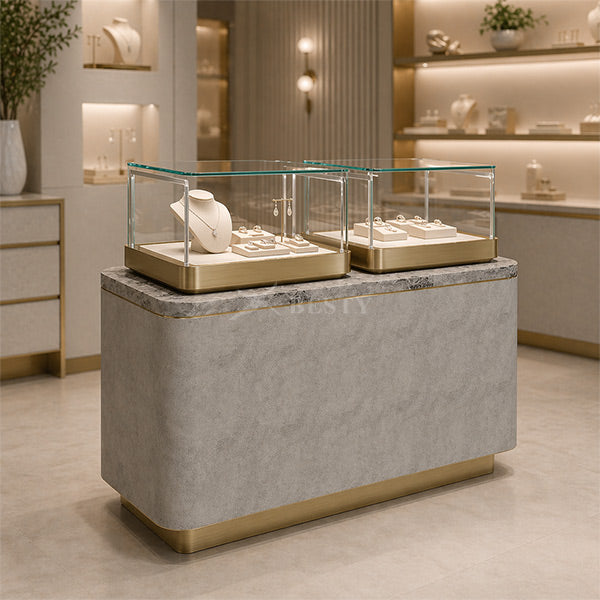 MT-52 Jewelry Counter Display with Double Showcases