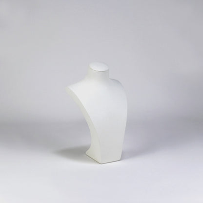 NH061 Necklace Display Stand Bust White