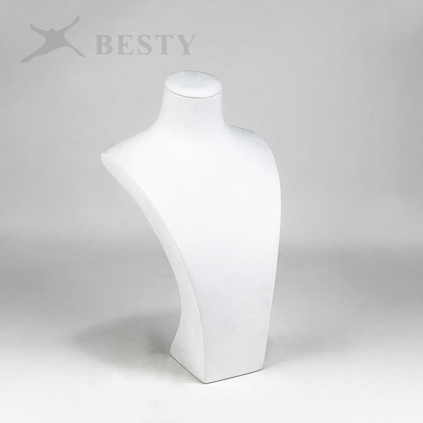 NH093 Necklace Display Bust White