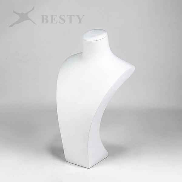 NH093 Necklace Display Bust White