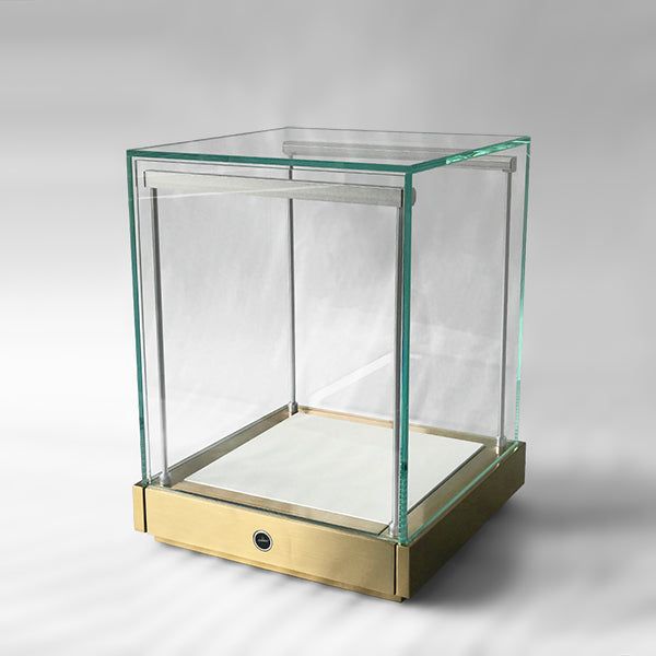 Reflecting Display Case S-135 Countertop Glass Display Case LED Lighted Showcase – Besty Display