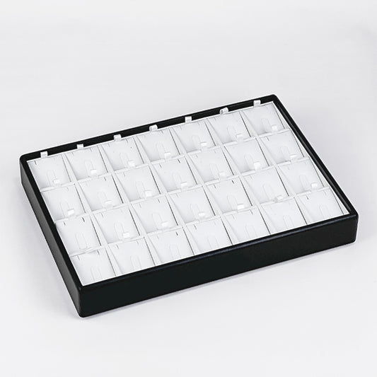 TR0144 Stackable Jewelry Display Tray 28 Grids