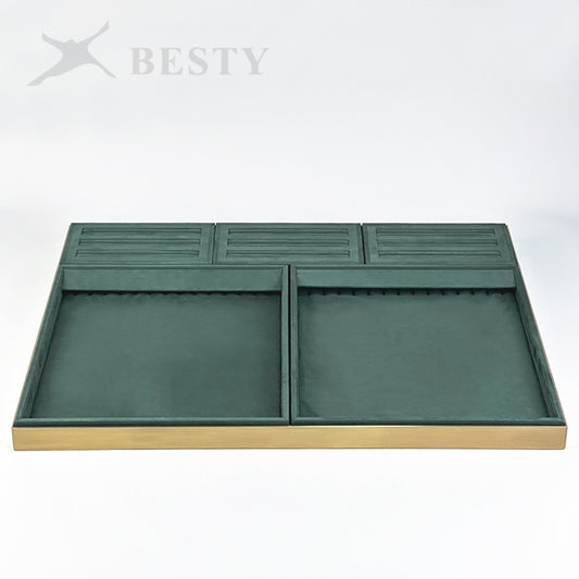 TR0149 Jewelry Display Tray Set Necklace & Ring