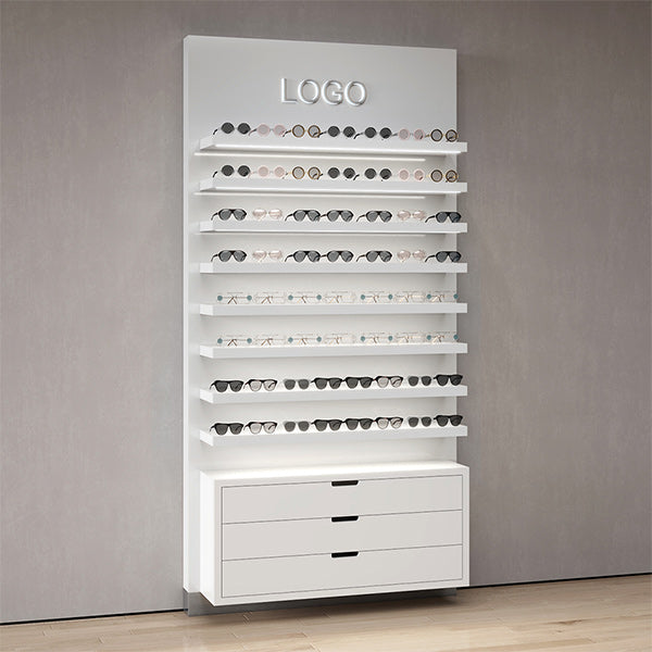 GD009 Wall Mount Eyewear Display Rack Shelves LED Light – Besty Display