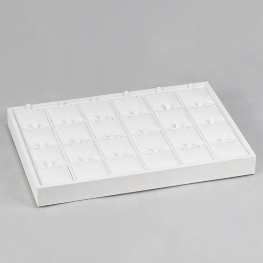 TR0061 Stackable Jewelry Display Earring Tray 24 Grids